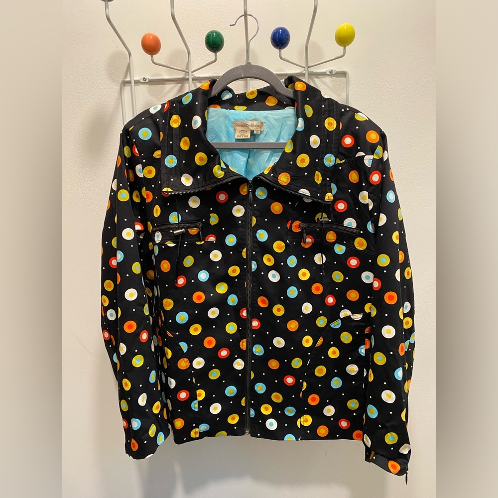 Patrick Christopher Lightweight Short Windbreaker Jacket Size 2X Brushed Cotton